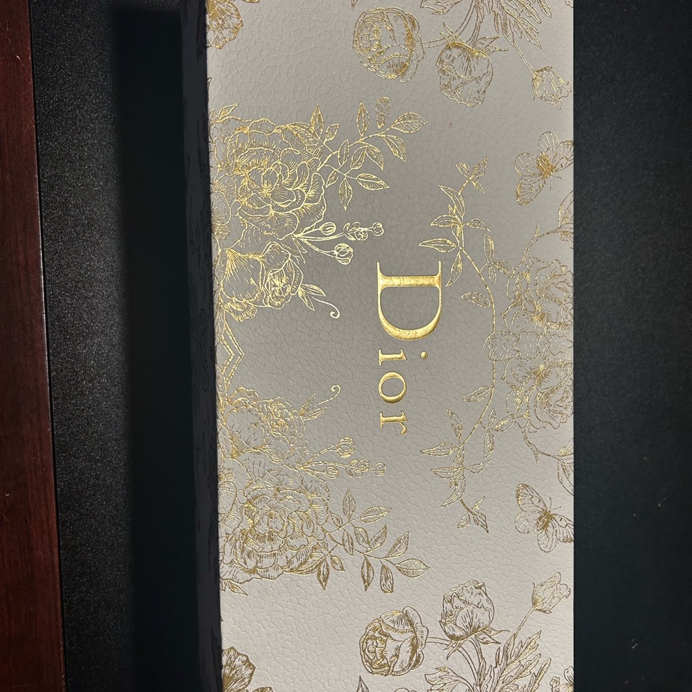 Dior Gold Floral Embossed Box